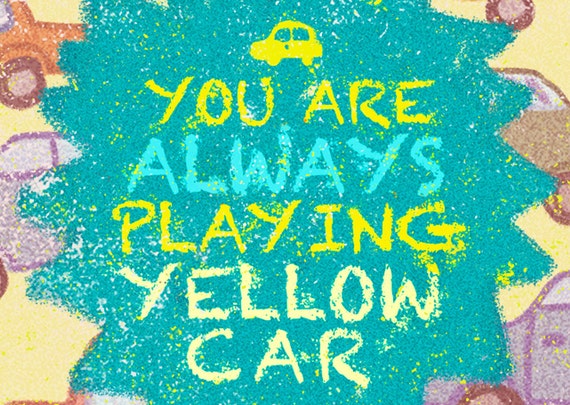 Cabin Pressure Laminated Yellow Car Bookmark Etsy