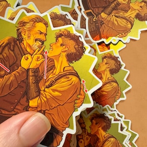 Catégorie B | Sticker miroir mat OFMD | IzzyHands et Jim Jimenez | idée cadeau
