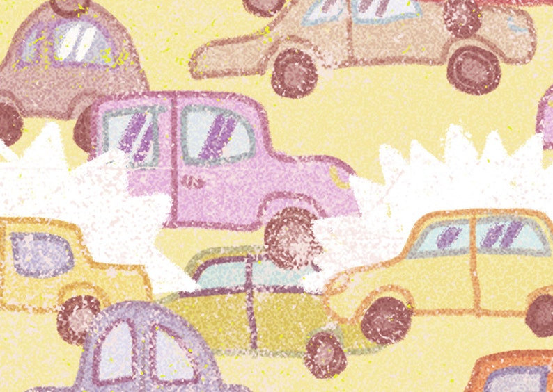 Cabin Pressure Laminated Yellow Car Bookmark Etsy