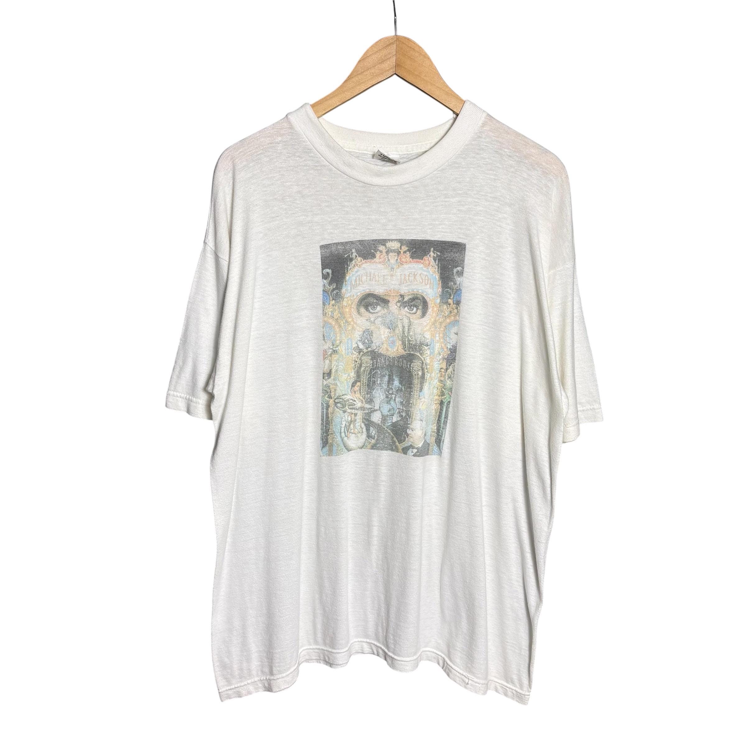 Vintage 90s Michael Jackson Dangerous Tour T-shirt Size XL - Etsy