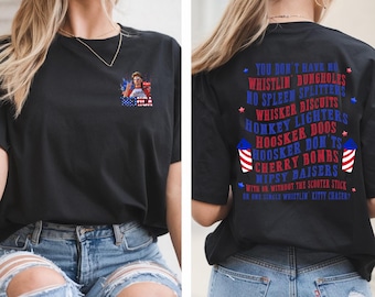 Chemise Comfort Colors Joe Dirt Merica 4 juillet, T-shirt drôle Joe Dirt 4 juillet, chemise fête de l'indépendance