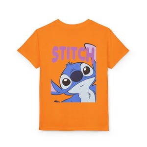 Stitch character graphic Youth T-Shirt | Blue Lilo & Stitch design image 2