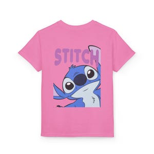 Stitch character graphic Youth T-Shirt | Blue Lilo & Stitch design image 8