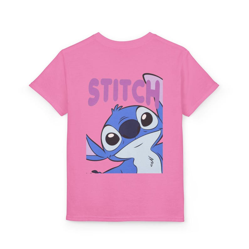 Stitch character graphic Youth T-Shirt | Blue Lilo & Stitch design image 8