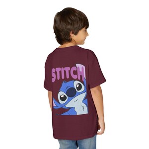 Stitch character graphic Youth T-Shirt | Blue Lilo & Stitch design image 18