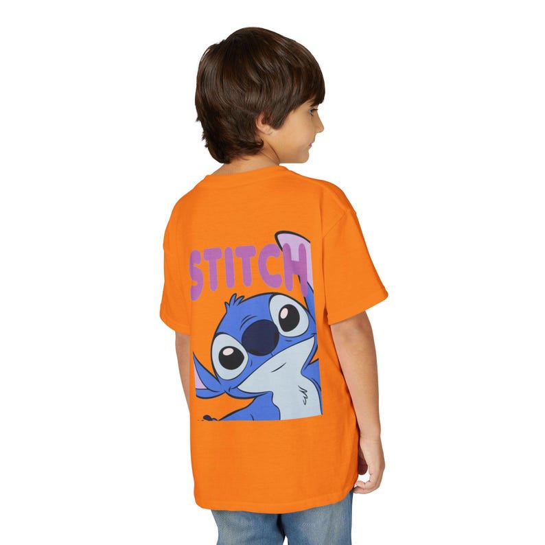 Stitch character graphic Youth T-Shirt | Blue Lilo & Stitch design image 20