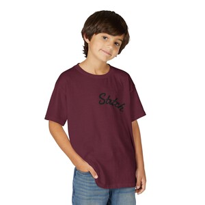 Stitch character graphic Youth T-Shirt | Blue Lilo & Stitch design image 17