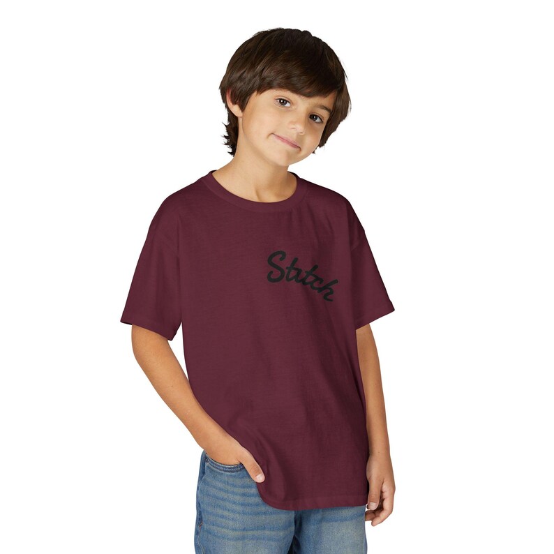 Stitch character graphic Youth T-Shirt | Blue Lilo & Stitch design image 17