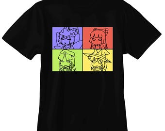 Touhou t-shirt, anime unisex tee shirt for men and women