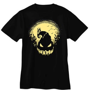 Nightmare Before Christmas t-shirt, unisex t-shirt för män och kvinnor bild 1