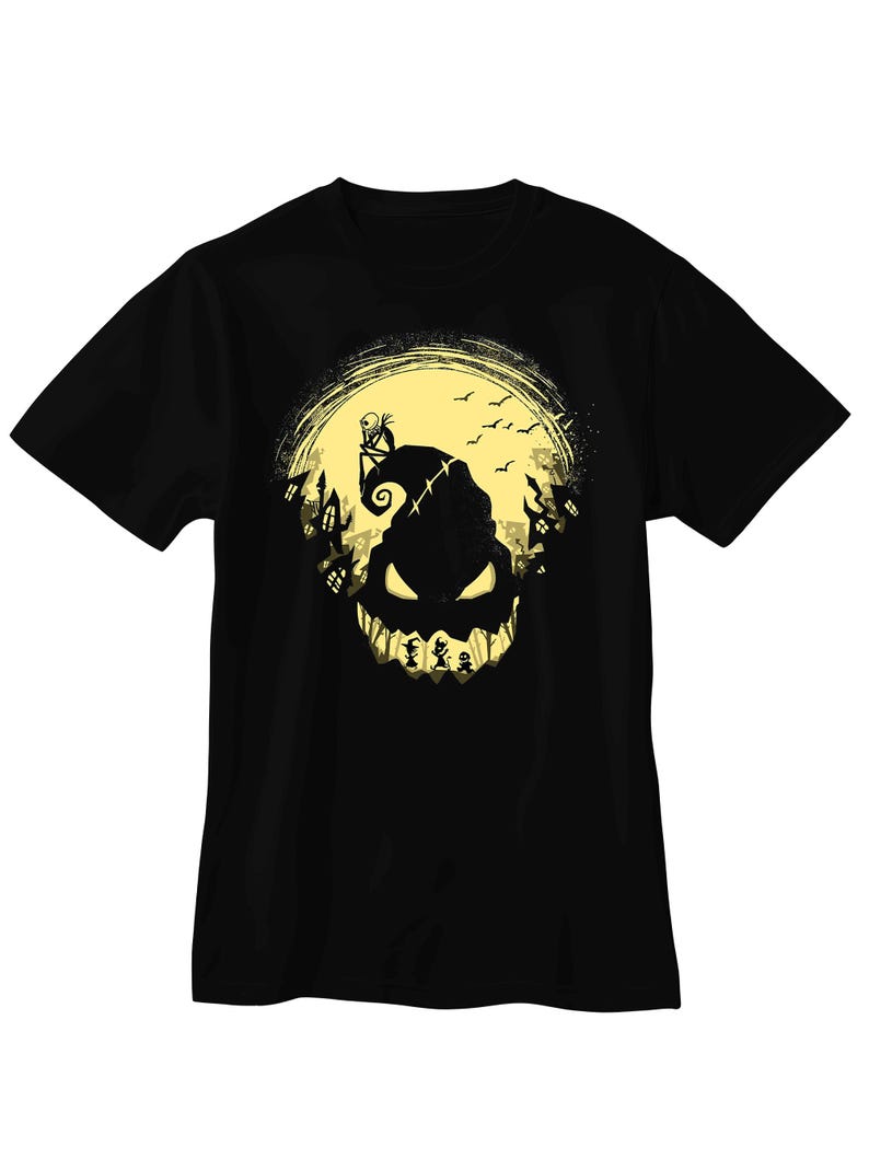 Nightmare Before Christmas t-shirt, unisex t-shirt för män och kvinnor bild 1
