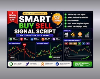 AI Trading Indicator for TradingView | Buy Sell Signals + Trading table - 93% Win Rate | Gold, Forex, Crypto, Scalping Tool -