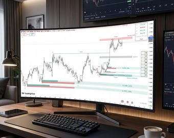 Smart Geld TradingView Indikator - Forex, Krypto, Aktien (Digitaler Download)