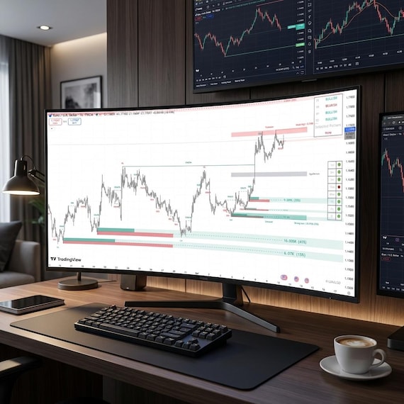 Smart Money TradingView Indicator – Forex, Crypto, Stocks (Digital Download)
