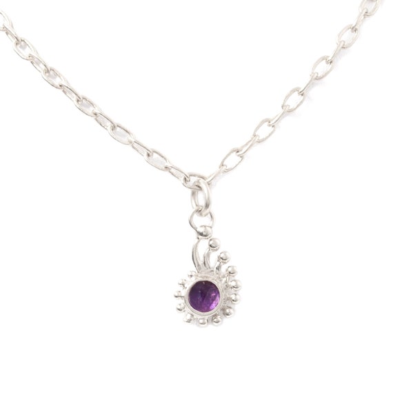 Sterling Silver Youth Amethyst February Birthstone 14 Sterling Silver Youth Amethyst February Birthstone 14