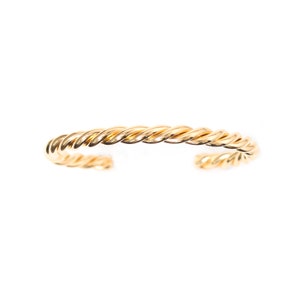 Gold Rope Cuff Bracelet, Gold Braided Bracelet, Gold Woven Cuff Bracelet, Gold Weave Bangle, Gold Twisted Bracelet, Gold Open End Cuff