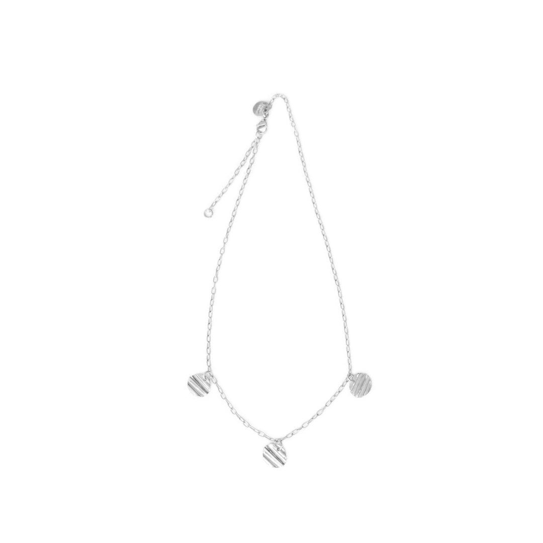 18" Inch Sterling Silver Coin Charm Necklace, 925 Silver Chain Necklace ...