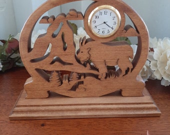 Desk Clock - Mountain Goat