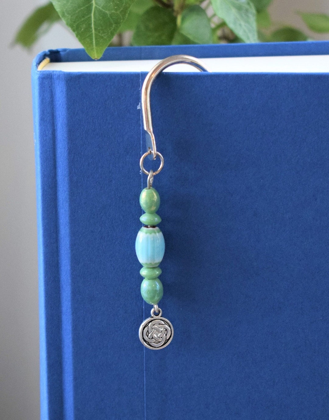 Celtic Knot Shepherd Hook Bookmark Etsy