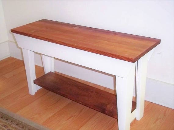32 Inch Handmade Bench Furniture Seating Wood Benchshabby Etsy