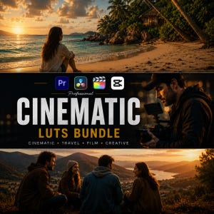 1000+ LUTs Bundle | Cinematic Color Grading Presets for Premiere Pro, DaVinci Resolve, Final Cut, CapCut & More