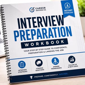 Complete Interview Preparation Workbook | STAR Method Guide | Job Interview Questions & Answers PDF