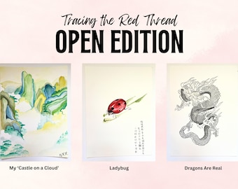 Open Edition Prints—Tracing the Red Thread Series (5x7)