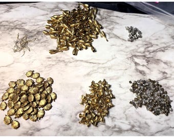 200+ Metal Wine Charms, Wine Bottle, Barrel, Glass~ Antique Bronze Color (2849)