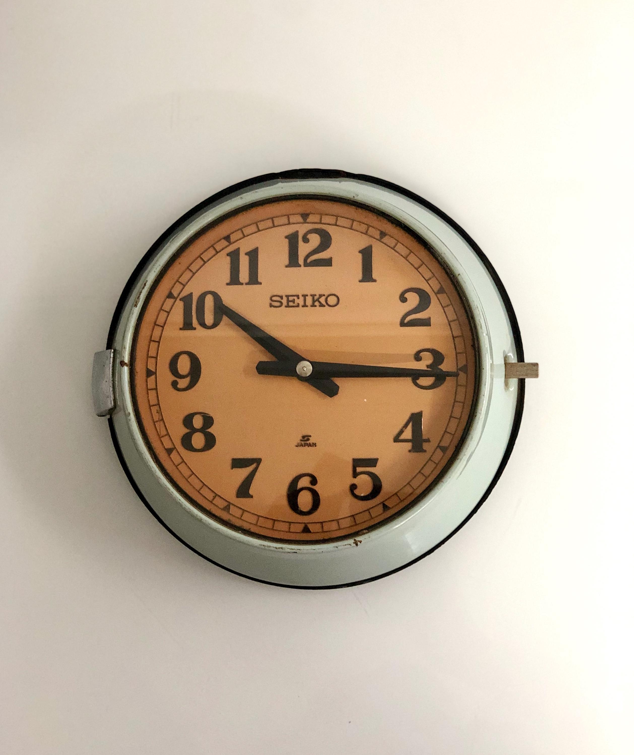Seiko vintage wall clock - Etsy 日本