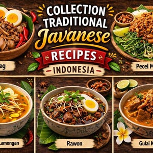 Indonesische traditionelle Lebensmittelrezepte (Java)