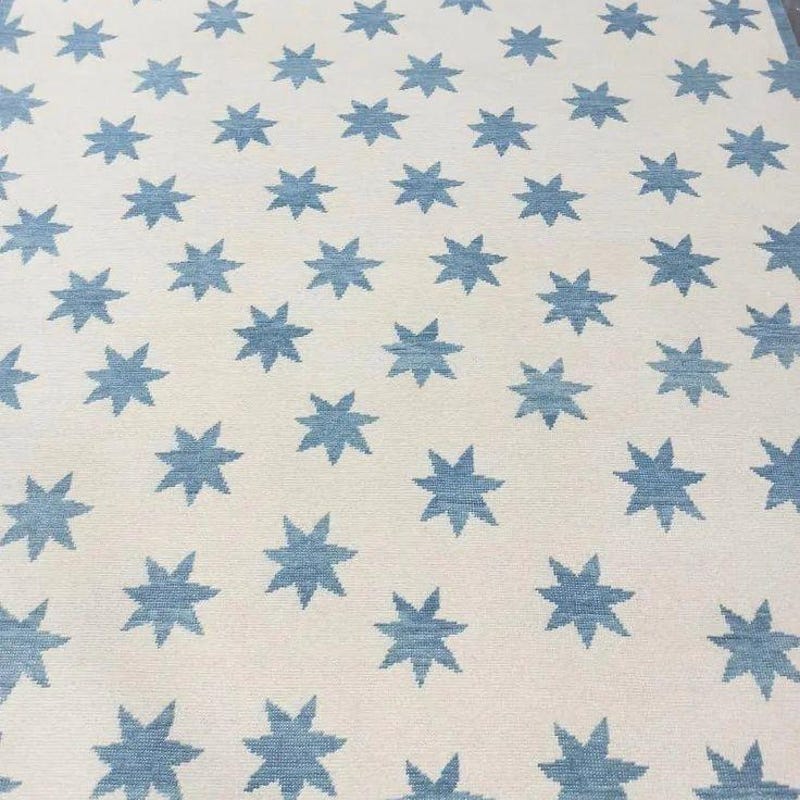 Blue Nordic Star Rug - Etsy Canada