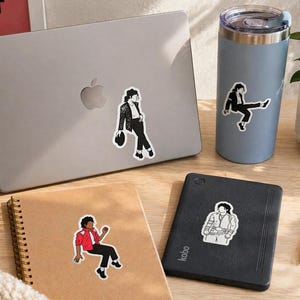 King of Pop Michael Jackson-themed waterproof vinyl stickers [Bad, Beat It, Billie Jean, Dangerous, more]