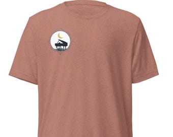 Rumi T-Shirt “When I Am Silent” | Achtsame Musik-T-Shirt | Spirituelle Poesie Shirt | Meditation Kunst Tee |  Lebensgefühlvolles Kleidungsstück