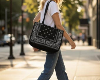 Bandana Quilted Tote Bag