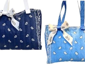 Budget Bandana Cotton Quilted Tote Bag