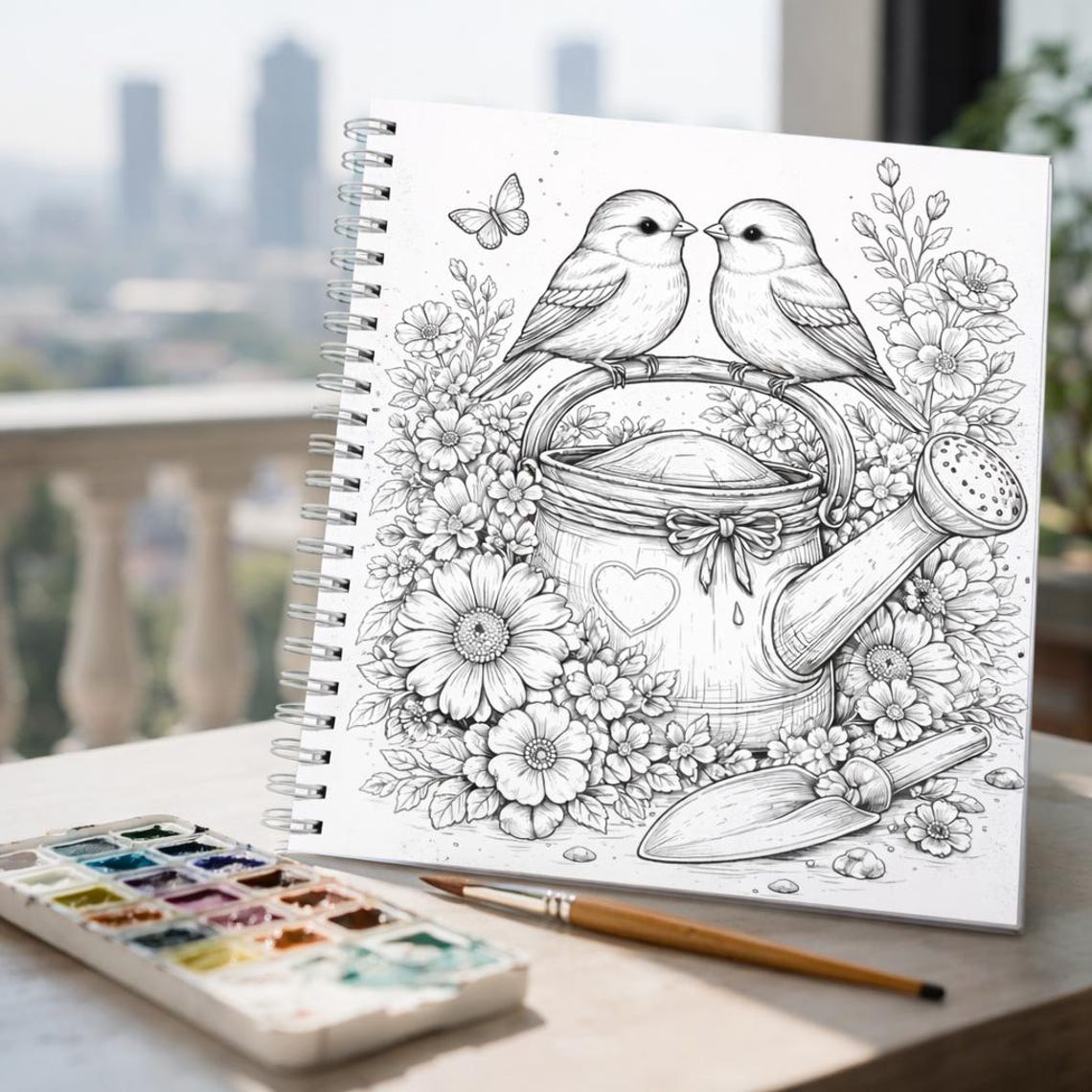 Beautiful Birds Coloring Book 10 Pages Printable PDF, Bird Coloring ...