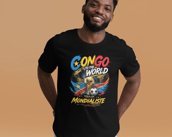 DR Kongo WM T-Shirt - Unterstütze dein Team mit Stil!