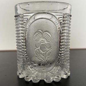 Antique 19th century French Crystal Glass Goblet Tumbler Charles X