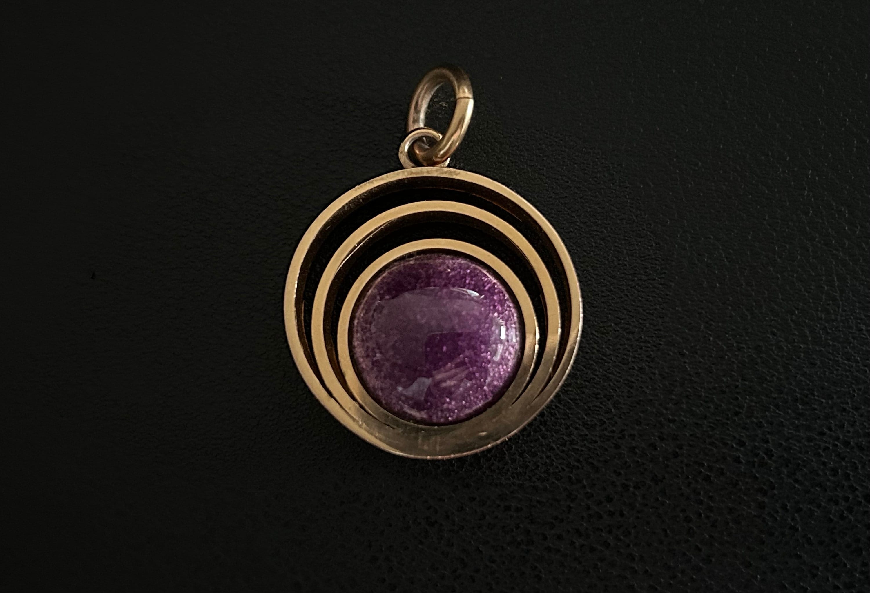 Rare Médaillon Pendentif ancien Signé Limoges?? Émaillée