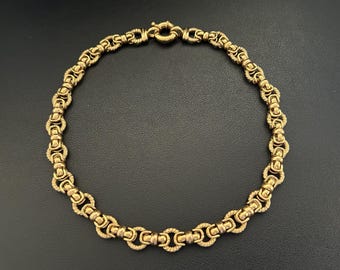 Collier grosse maille doré | Collier Tendance