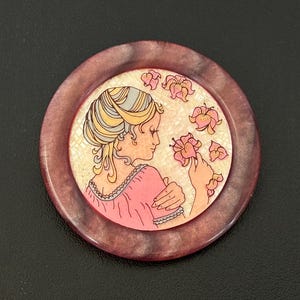 Lea Stein Paris Girl Brooch