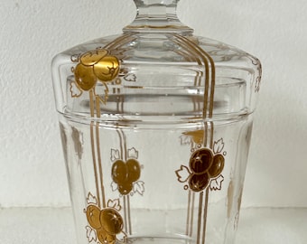 Antique 19th century Baccarat Crystal Lidded Box Defforge