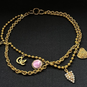 Collier à breloques vintage Christian Lacroix