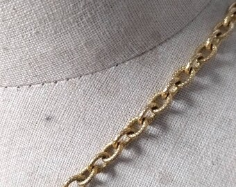 Collier Haute Couture Jacques Esterel - Bijou Vintage En Métal Doré, Occasion