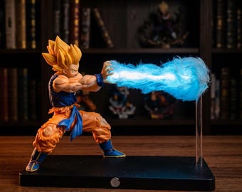 Goku Kamehameha Lamp Dragon Ball Z, LED Anime Night Light, Super Saiyan Desk Lamp, DBZ Light Decor, Otaku Room Decor, Goku Gift
