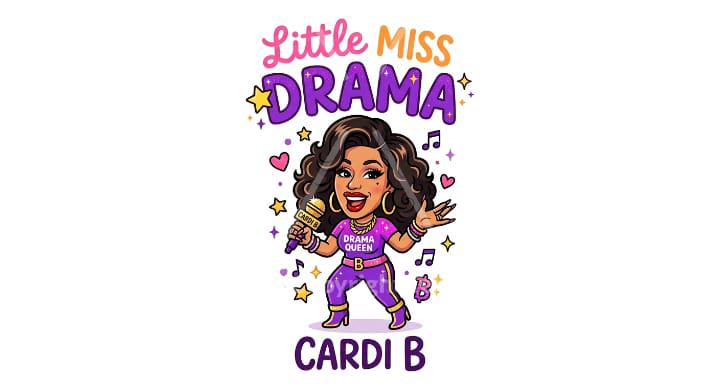 Cardi B Clipart Bundle, Rap Queen PNG, Bodak Yellow Sublimation ...
