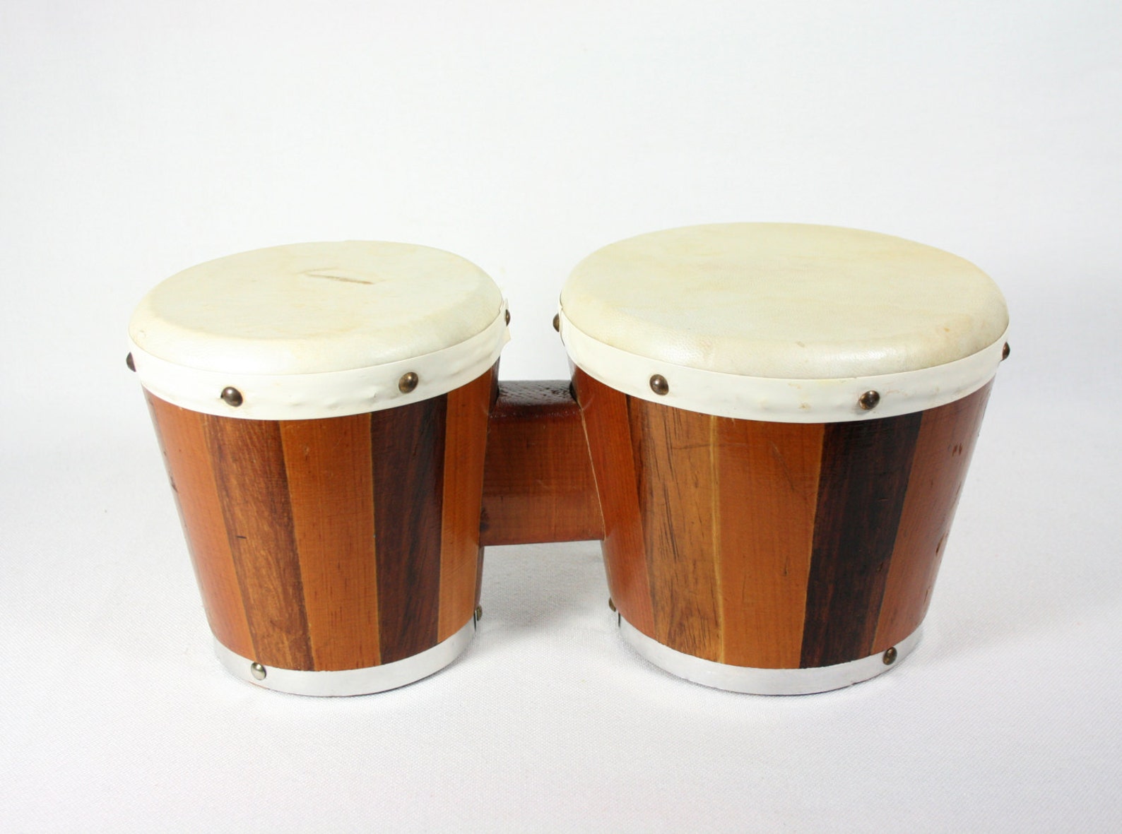 Vintage Wood Bongos Bongo Drums Made in Mexico Etsy