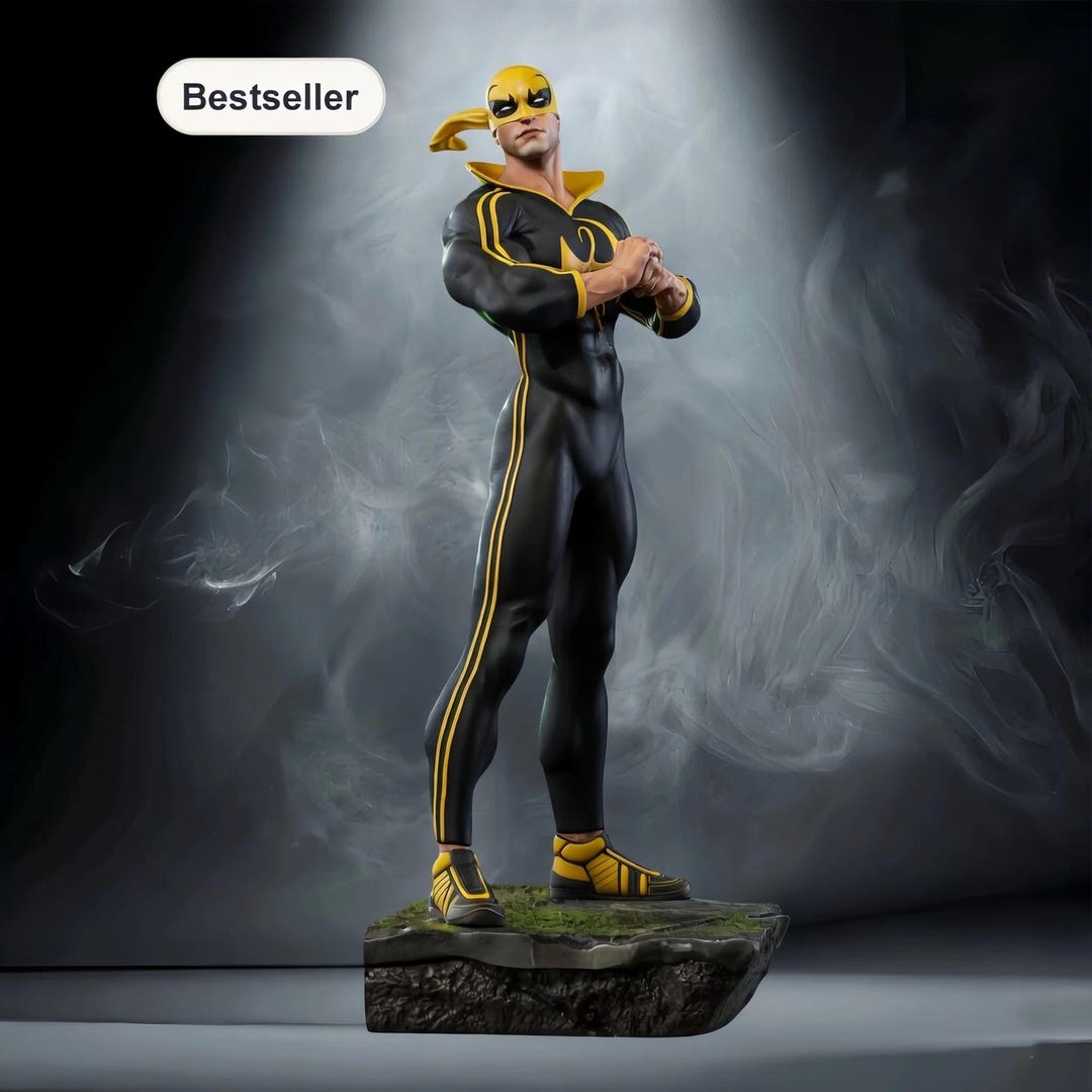 Iron Fist Chi Striker STL File Display Statue Instant Download - Etsy