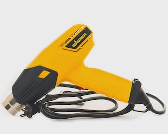 Calentador de envoltura retráctil, pistola de calor de alta resistencia de 2 velocidades para embalaje, 1200 W, doble temperatura 750/1000 °F, herramienta de sellado industrial de alta resistencia.