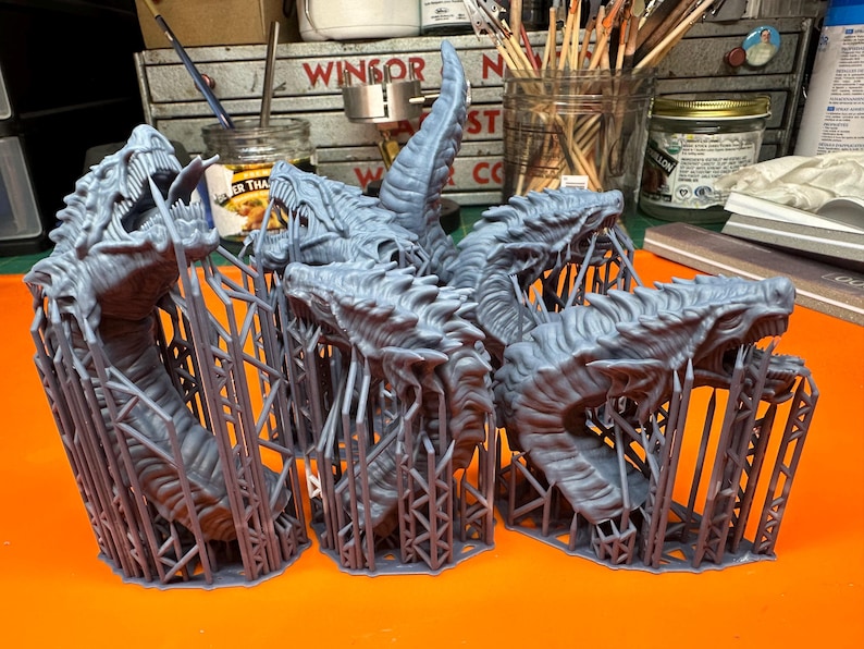 Hydra Riser Stl Detailed Hydra Figure 3D Print Model, Mythology STL, Pre-supported ...